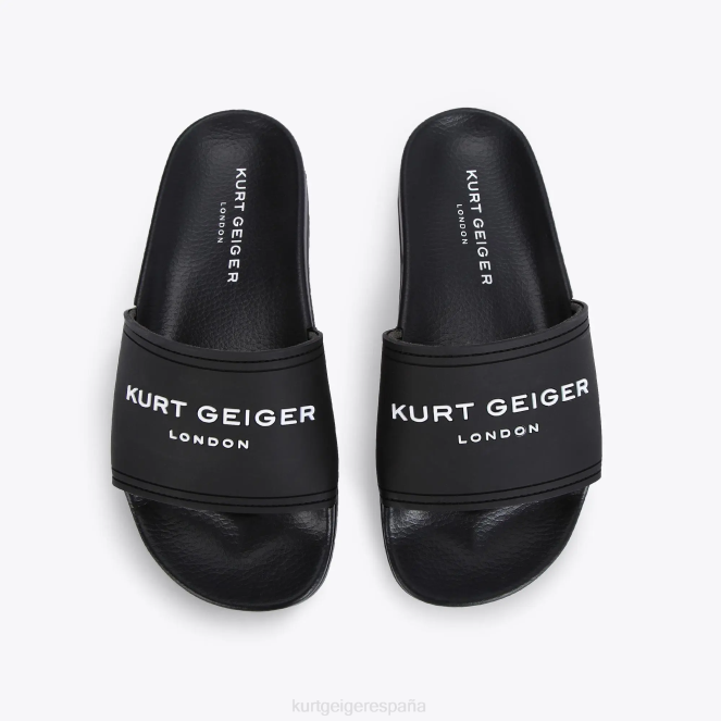 Kurt Geiger mujer deslizador de piscina kgl londres 2LPR454 | calzados negro